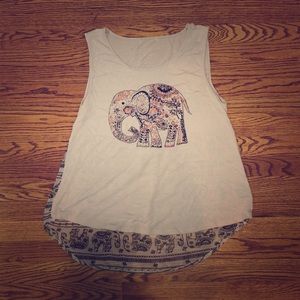 Grey elephant tank